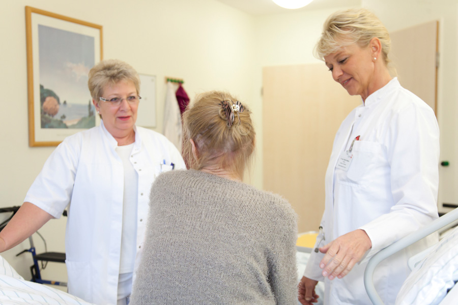 Der persönliche und qualifizierte Kontakt zu unseren Patientinnen und Patienten ist uns wichtig.