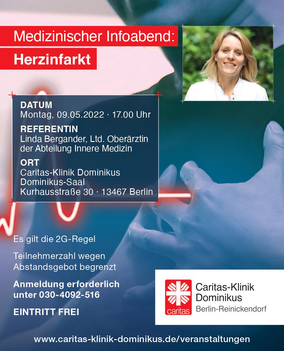 Medizinischer Infoabend zum Thema Herzinfarkt