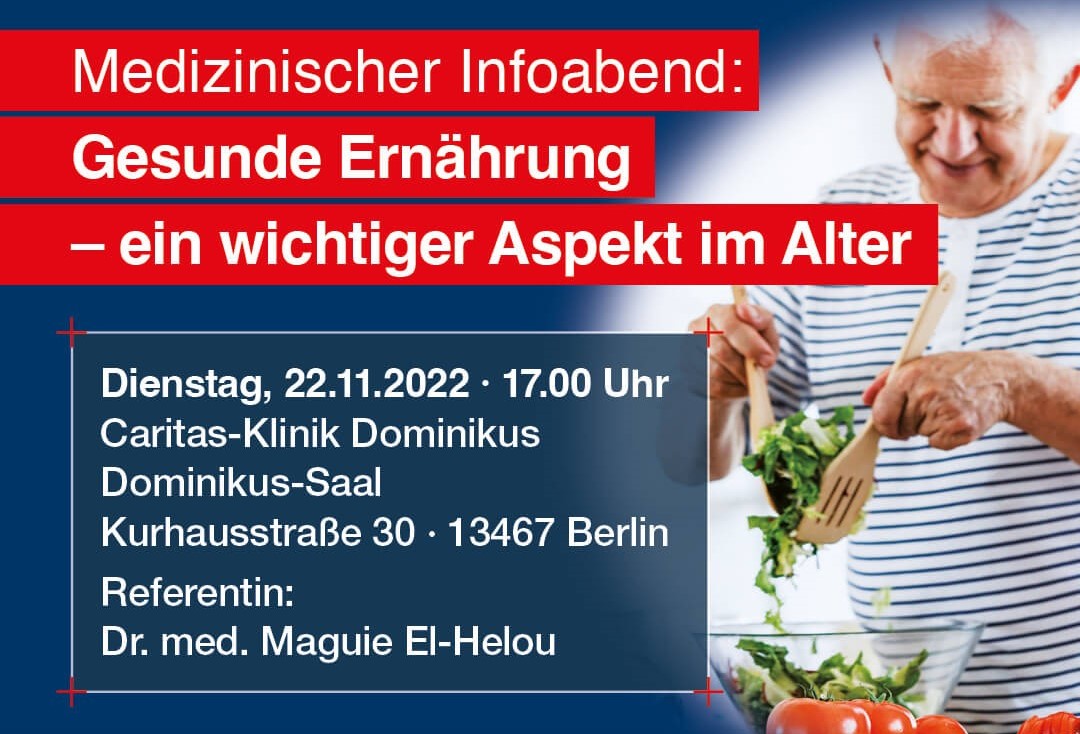 Infoabend zur Ernährung im Alter